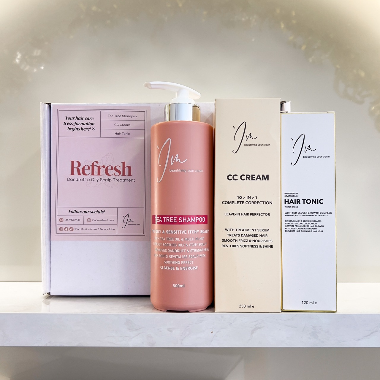 Refresh Dandruff & Oily Scalp Treatment Bundle – 'Iffah Muslimah
